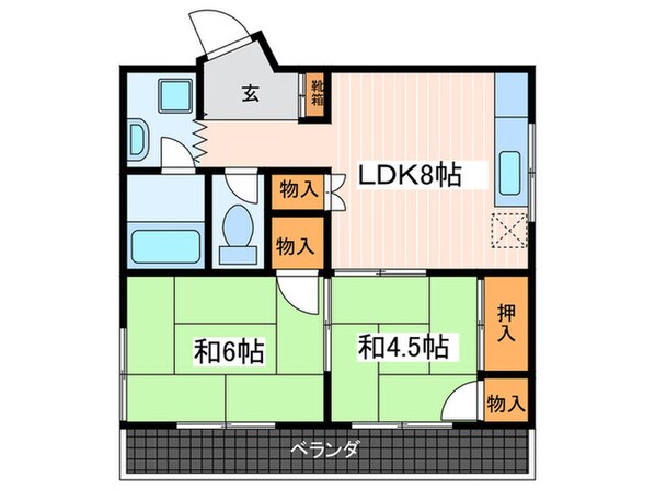 渡辺ビルの物件間取画像